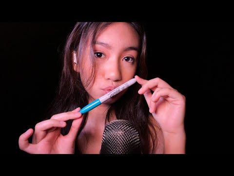 ASMR ~ Sleep Inducing Pen Noms | Mouth Sounds, Chewing, Nibbling, Rubbing On Braces