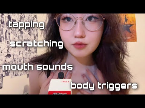 FAST & AGGRESSIVE ASMR 😎💥 mouth sounds, body triggers, tapping, scratching +