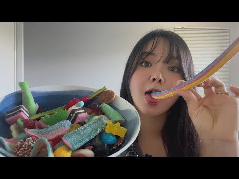 ASMR Aussie Candy Eating Sounds