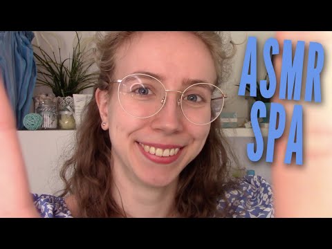 ASMR Facial Treatment and Spa 🫧💙 Layered Sounds (Soft speaking and whispering)