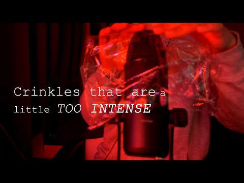 [ASMR] Intense Crinkle Noises with Cling Wrap