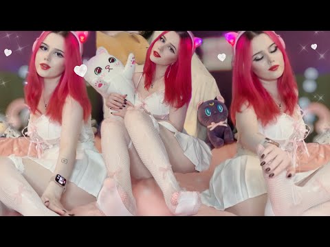 ASMR Stockings & Foot Sounds for sleep 💤 Fabric Scratching