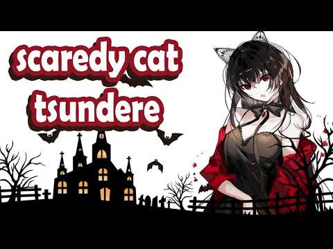 ❤︎【ASMR】❤︎ Scaredy-Cat Tsundere | Halloween Date
