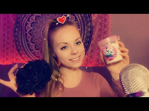 ASMR! Bath Items! Tapping And Scratching!