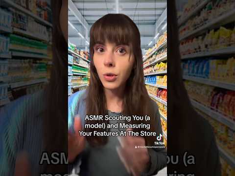 ASMR Scouting You ( A Model ) At the Store & Measuring You #asmr#asmrshorts#shortvideo#asmrroleplay