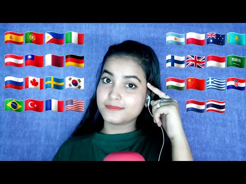 ASMR ~ in 30 Different Languages