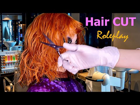 PARRUCCHIERA Roleplay ✂️ VERO TAGLIO DEI CAPELLI ✂️ ASMR HAIR CUT