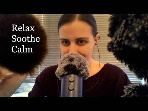 ASMR to Soothe You - Whisper Calming Phrases/Personal Attention/Camera Brushing/Mic Stroking/It's OK