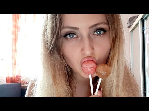 ASMR|  #suckinglollipop #lickinglollipop,  asmr lollipop,  sounds lollipop,  eating lollipop, two