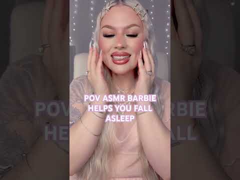 POV ASMR Barbie Taps On Her Perfect Plastic Skin #povroleplay #barbie #asmrvideo #layeredsounds