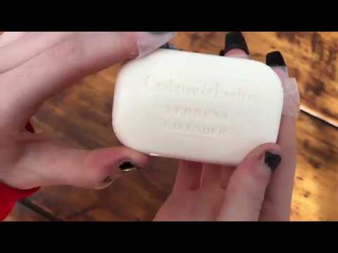 Tapping and scratching on soap [ASMR] with fake nails
