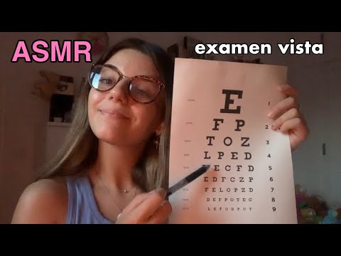 ASMR - SAGA EXAMEN NERVIOS CRANEALES 🧠 / Examen de la vista 👀 | Paulichi21