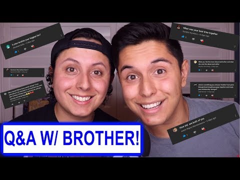 [ASMR] My Brother & I Answer YOUR Questions! (Q&A)