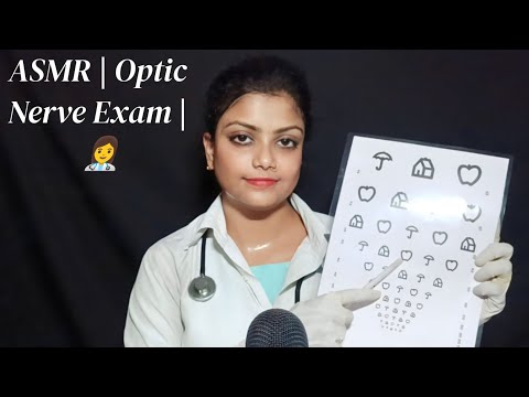 ASMR | Optic Nerve Exam | 👩‍⚕