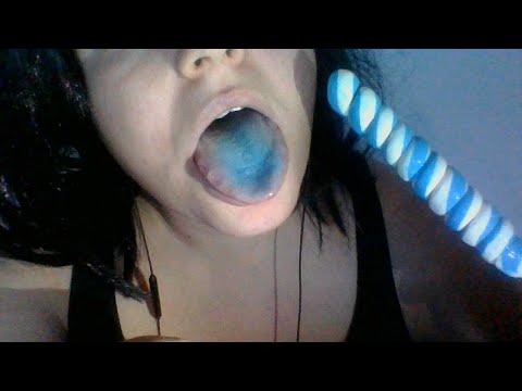 ASMR Sucking Lollipop