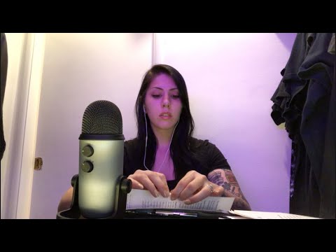 Aggressive ASMR, page ripping and paper sounds