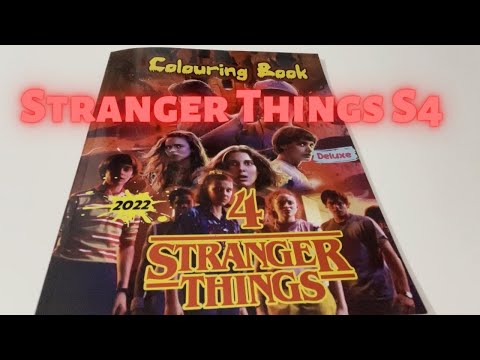 ASMR Colouring Book Stranger Things S4 (Max Mayfield)