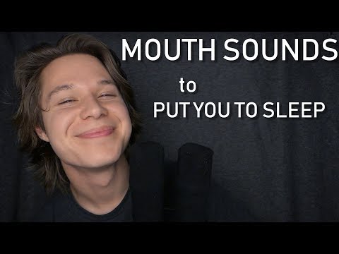 ASMR relaxing mouth sounds and inaudible whispers