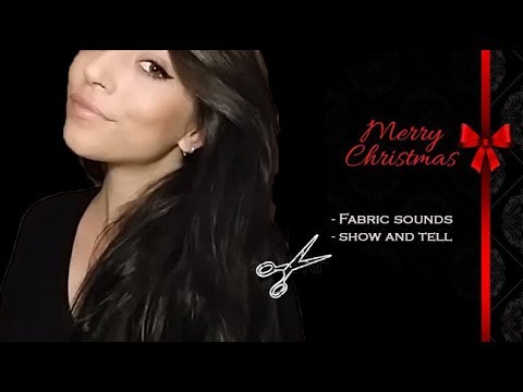 ASMR ITA 🎁 Cosa regalerò al mio fidanzato per Natale ? 🌲❤ Fabric Sounds - Soft Spoken