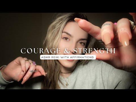 Reiki ASMR for Courage and Strength While Plucking Negativity With Affirmations