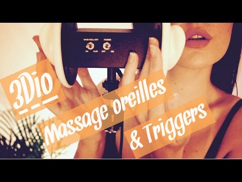 ASMR 24👂🏻 Découvrons les Sons Déclencheurs + Massage des oreil les ~ Triggers & Rubbing Ears 3Dio