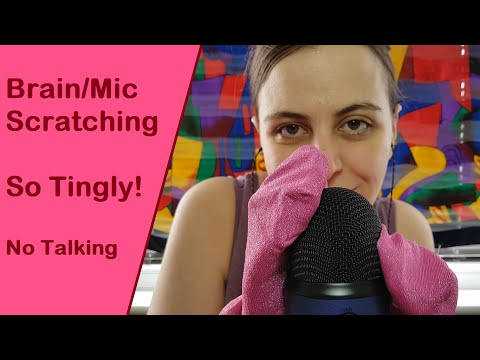 ASMR Tingly Intense Brain Scratching/Mic Scratching With Scratchy Socks - No Talking After Intro