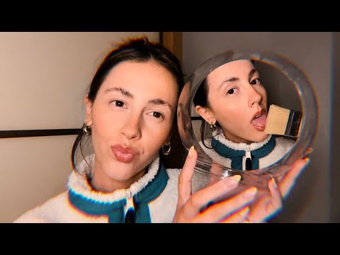 ASMR- Fishbowl effect, spit painting, ear eating and kisses😴 (Custom for Connor!💙)