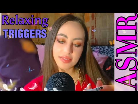 ASMR with relaxing triggers, gentle rusling. So many tingles for you. No talking