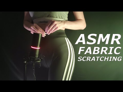 ASMR Fast Fabric Scratching / Body Triggers / Leggings and Bra Relax Sounds