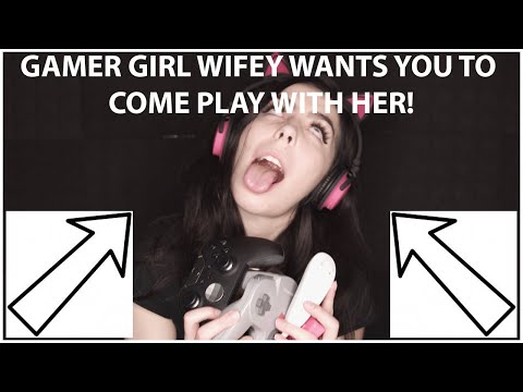 GAMER GIRL WIFEY WANTS YOU TO PLAY WITH HER () Relaxing ASMR Triggering Clicking For Relaxation