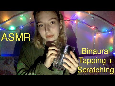 ASMR Tapping and Scratching Assortment (glass, wood, plastic, leather)