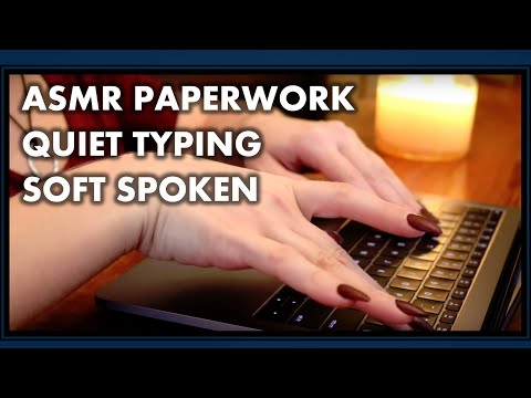 ASMR - Quiet typing | Patient Intake Paperwork