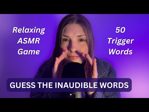ASMR Guess The Inaudible Words (Whispering + Inaudible Whispering)