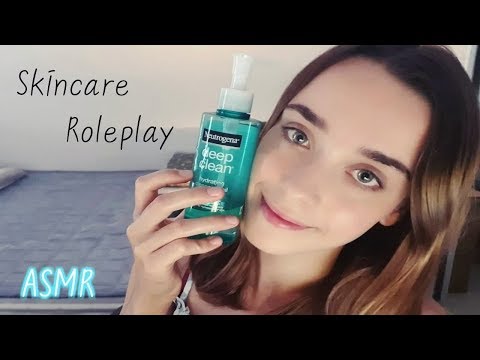 [ASMR] Relaxing Makeup Removal + Skincare Treatment | My First Roleplay! ❤️
