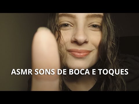 ASMR CASEIRINHO (Sem voz) SONS DE BOCA e TOQUES na TELA | Camila ASMR