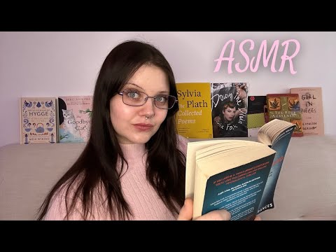AMSR RP | Librarian Helps You Pick Out Some Books 📚 Page Turning, Tapping, and Reading🤍