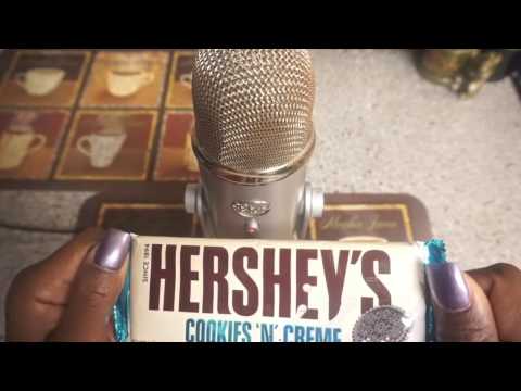 Eating Chocolate ASMR Mouth Sounds
