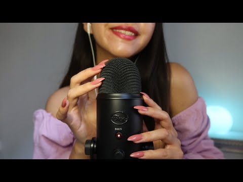 Subtle Mouth Sounds & Gentle Bare Mic Scratching ~ ASMR