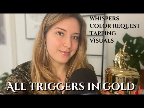 Gold ASMR| Community request, Golden trigger sound assortment