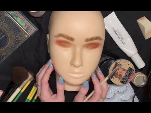 ASMR~ makeup on mannequin
