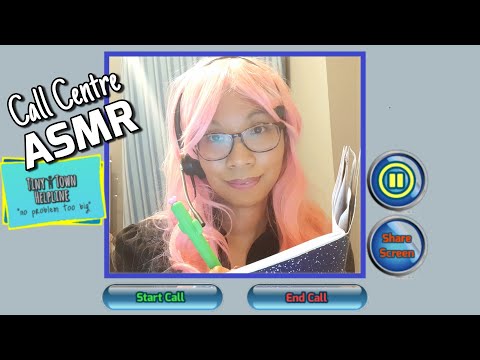 ASMR: Tiny Town Helpline (Soft-spoken Roleplay + Typing)