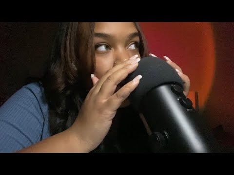 ASMR | Pure Mouth Sounds + Personal Attention (lipgloss application + hand movements) | brieasmr