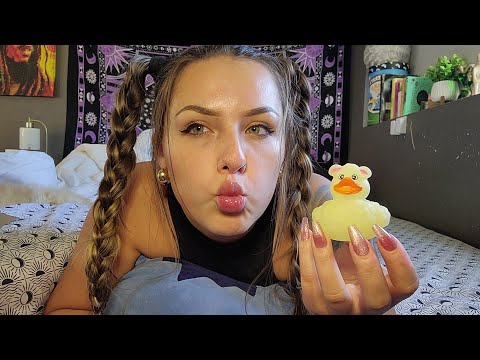 ASMR- Tapping Scratching & Mouth Sounds!