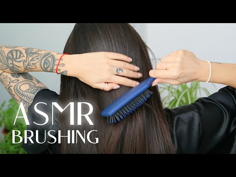 ASMR Relaxing Hair Brushing (whisper) | Nymfy Official