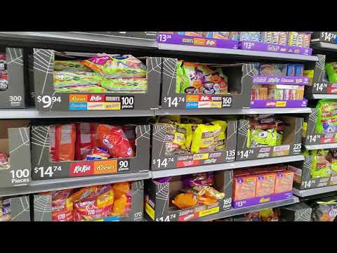 Walmart Halloween Candy Walk-Through 9-11-2020