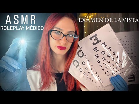 ASMR EXAMEN DE LA VISTA - Roleplay Médico - (Soft Spoken) Asmr Español Argentina