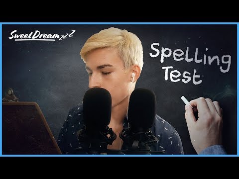 Spelling Test ASMR Roleplay