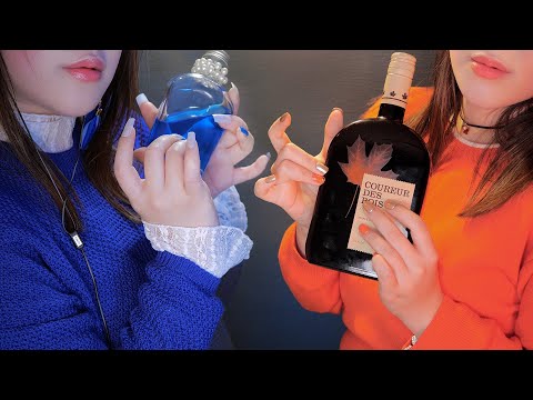 ASMR Which girl is your type?😳 (Fast vs Slow Tapping Girl)