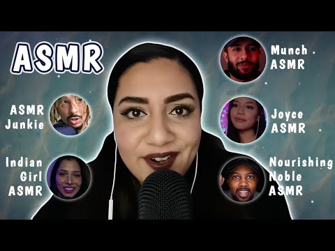 ASMR FAST MOUTH SOUNDS & FAST TAPPING with 5 ASMRTISTS