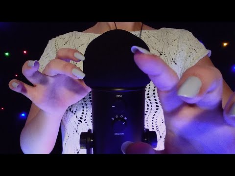 ASMR - Scratching Your Face & the Microphone [No Talking]